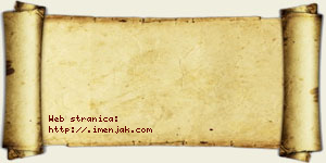 Jadranka Čakaranović vizit kartica